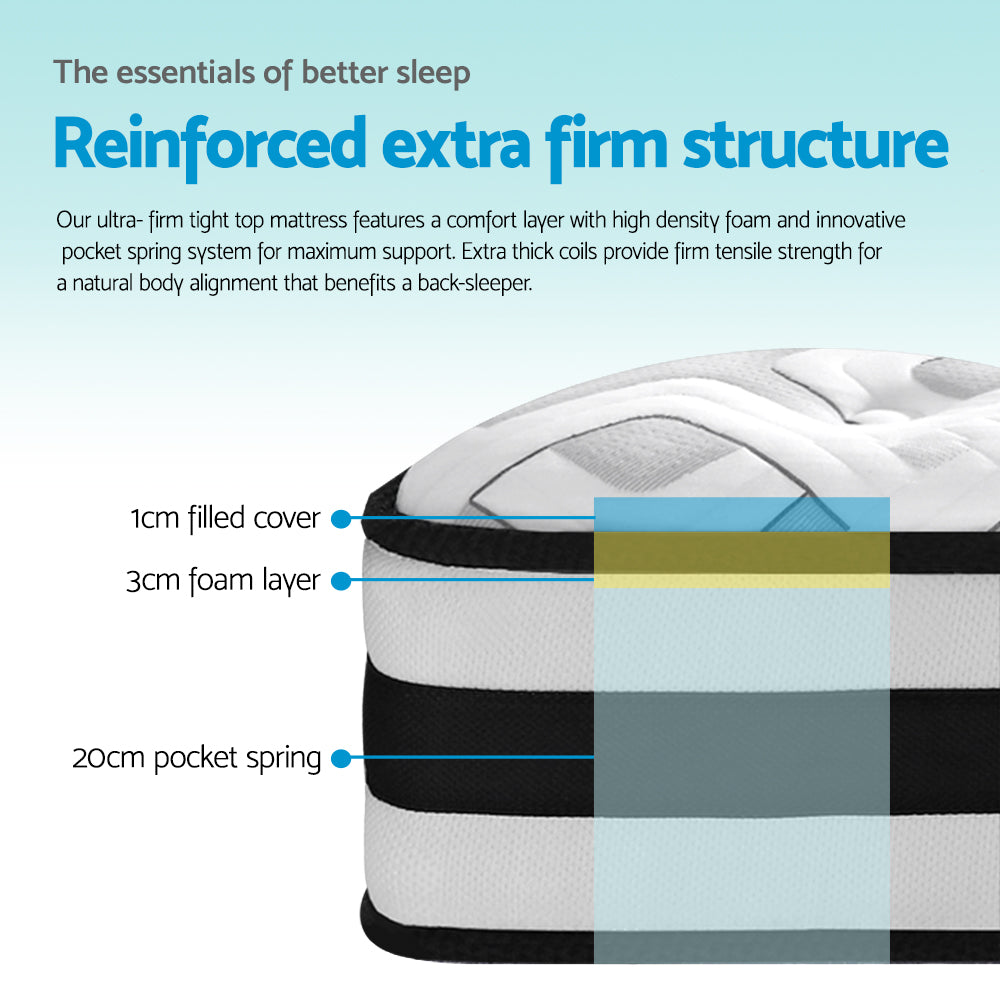 Rumba King Mattress Ultra-Firm 24cm