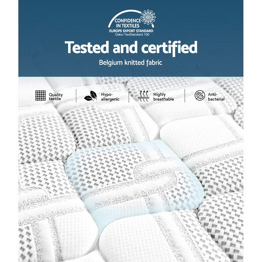 Luna King Single Mattress 36cm Cool Gel Memory Foam Euro Top