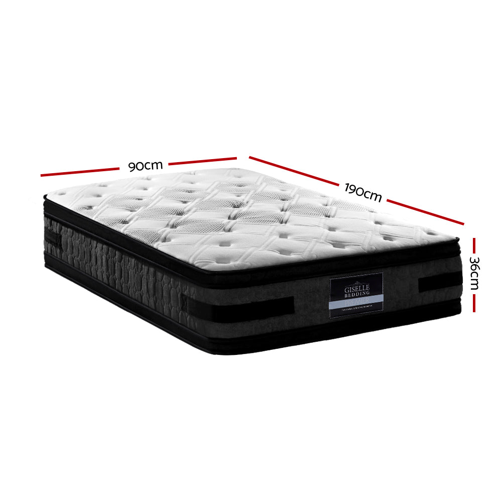 Luna Single Mattress 36cm Cool Gel Memory Foam
