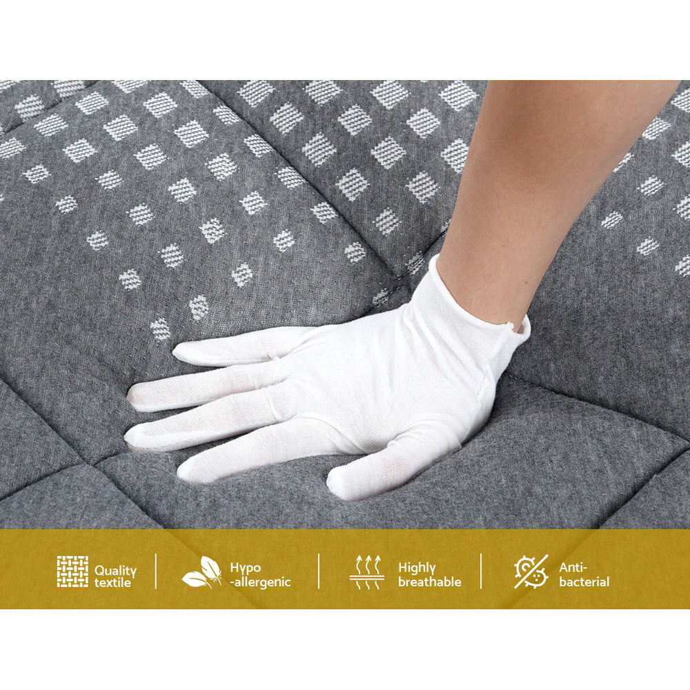 Ella Single Mattress 18cm Pillow Top Medium Firm Hypoallergenic
