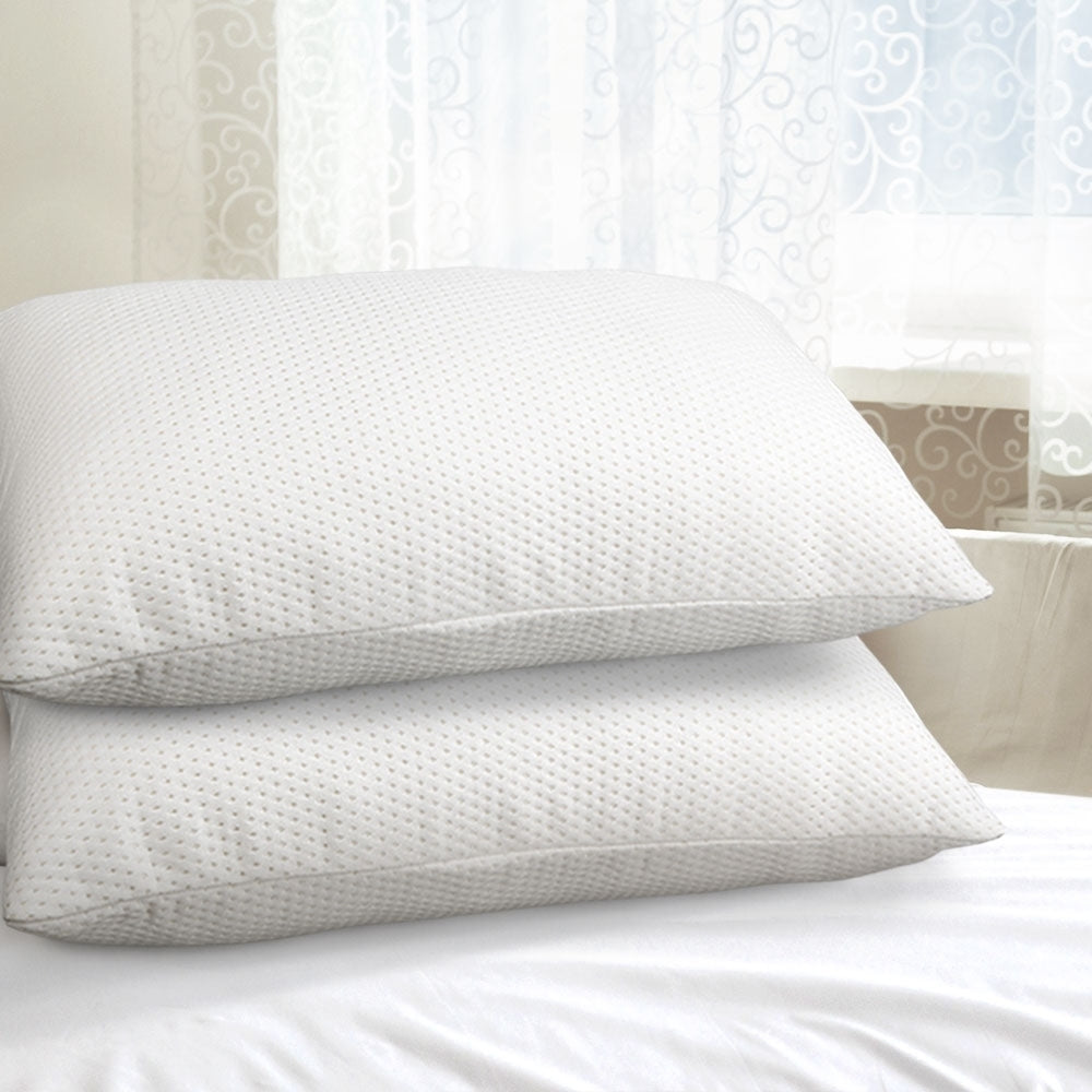 Giselle Bedding 13cm Memory Foam Pillow Twin Pack