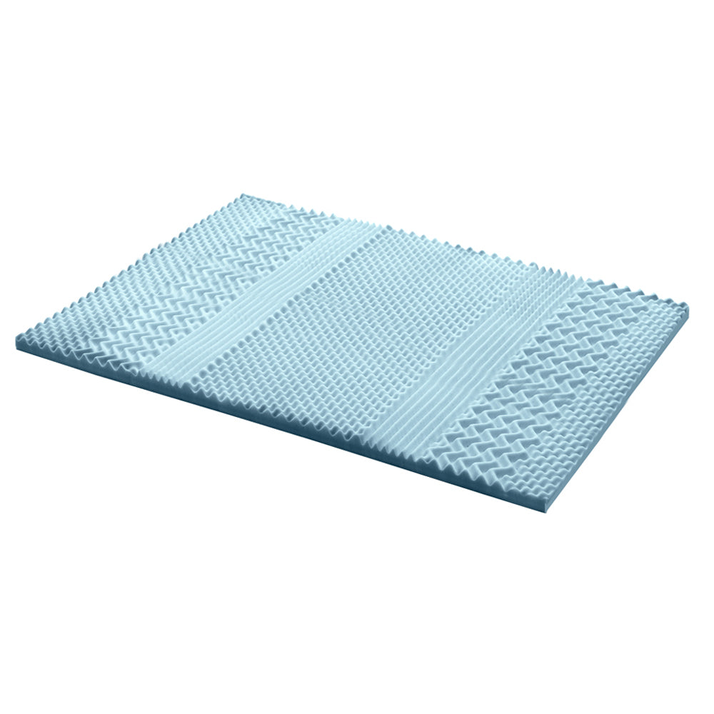 Giselle Double Memory Foam Mattress Topper 7-Zone 5cm