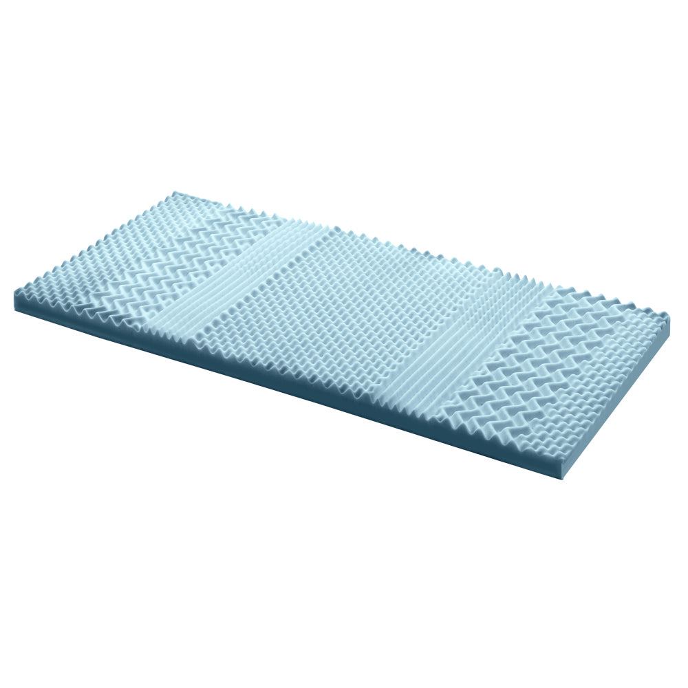 Giselle Single Memory Foam Mattress Topper 7-Zone 8cm