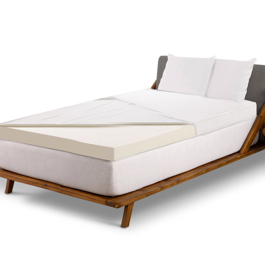 Giselle Single Memory Foam Mattress Topper 8cm
