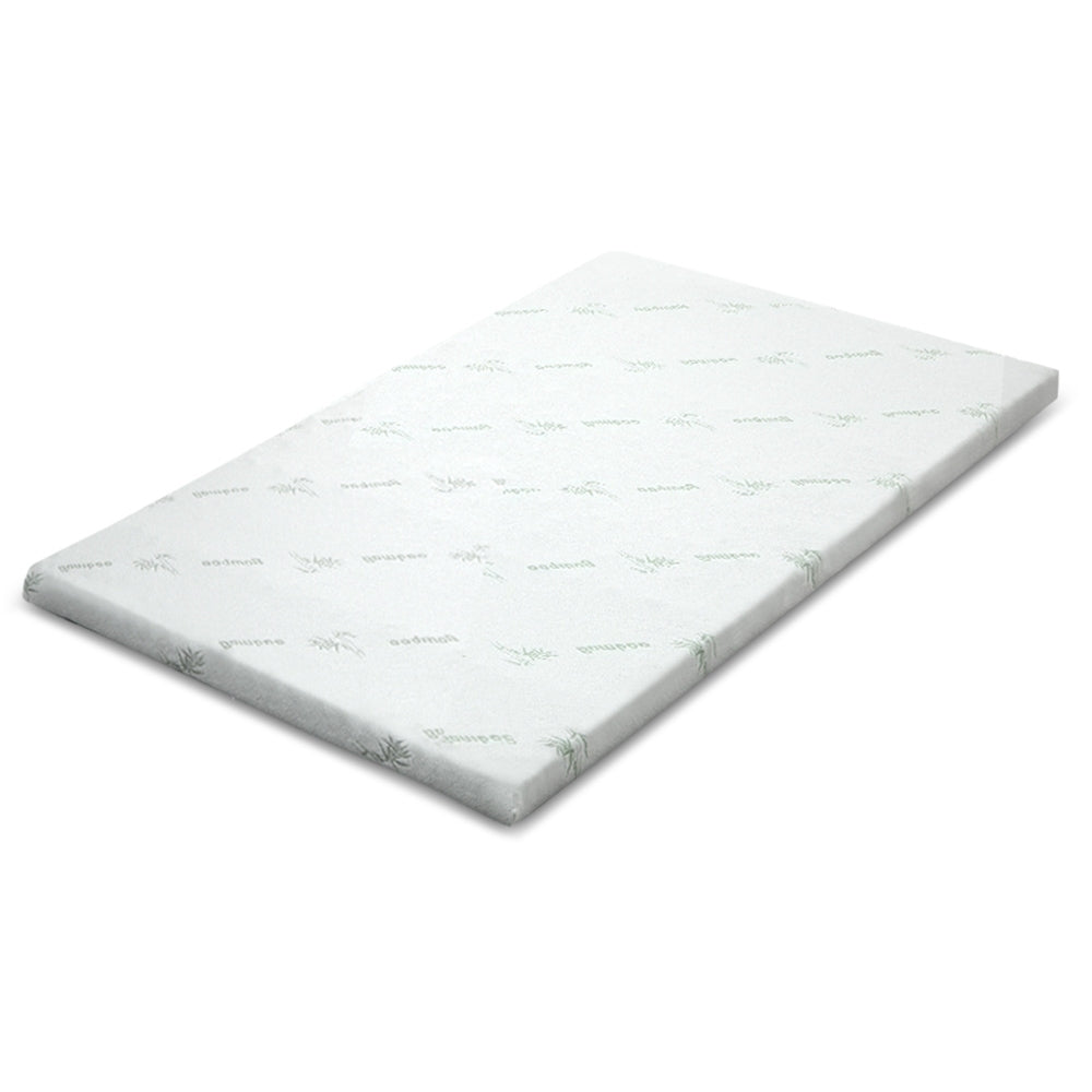 Giselle Single Mattress Topper Memory Foam Cool Gel 5cm