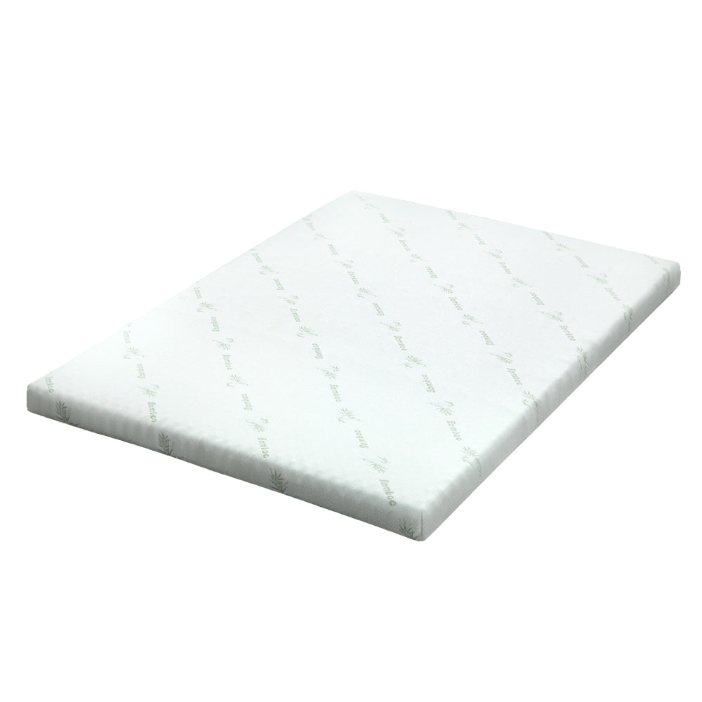 Giselle Queen Memory Foam Mattress Topper Cool Gel 8cm