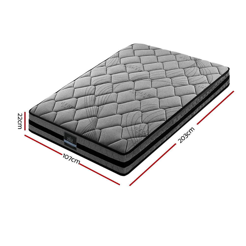 Wendell King Single Pocket Spring Mattress 22cm Medium Firm