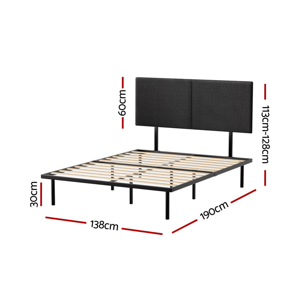 Artiss Bed Frame Double Size Metal Frame NOR