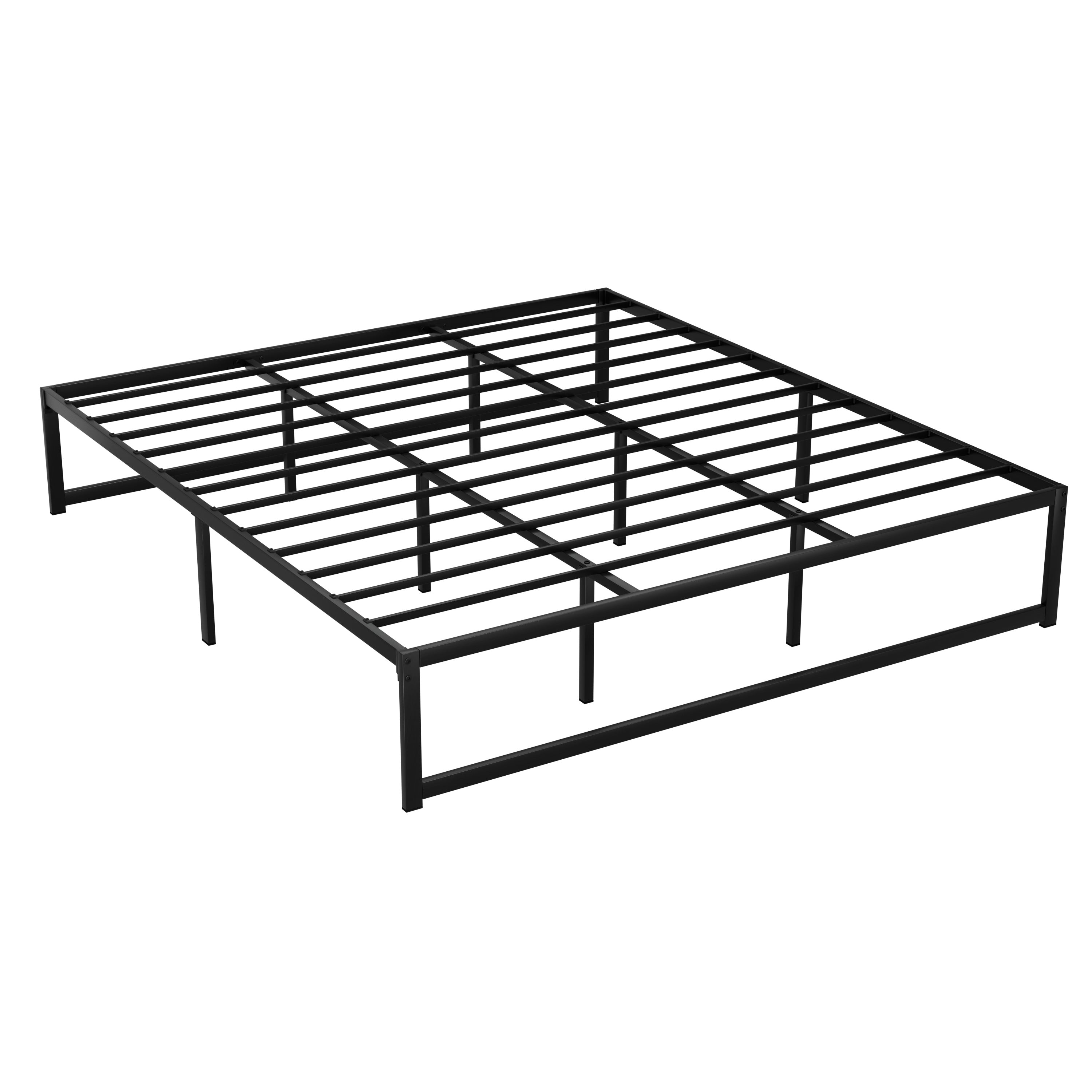 Tino King Metal Bed Frame Black