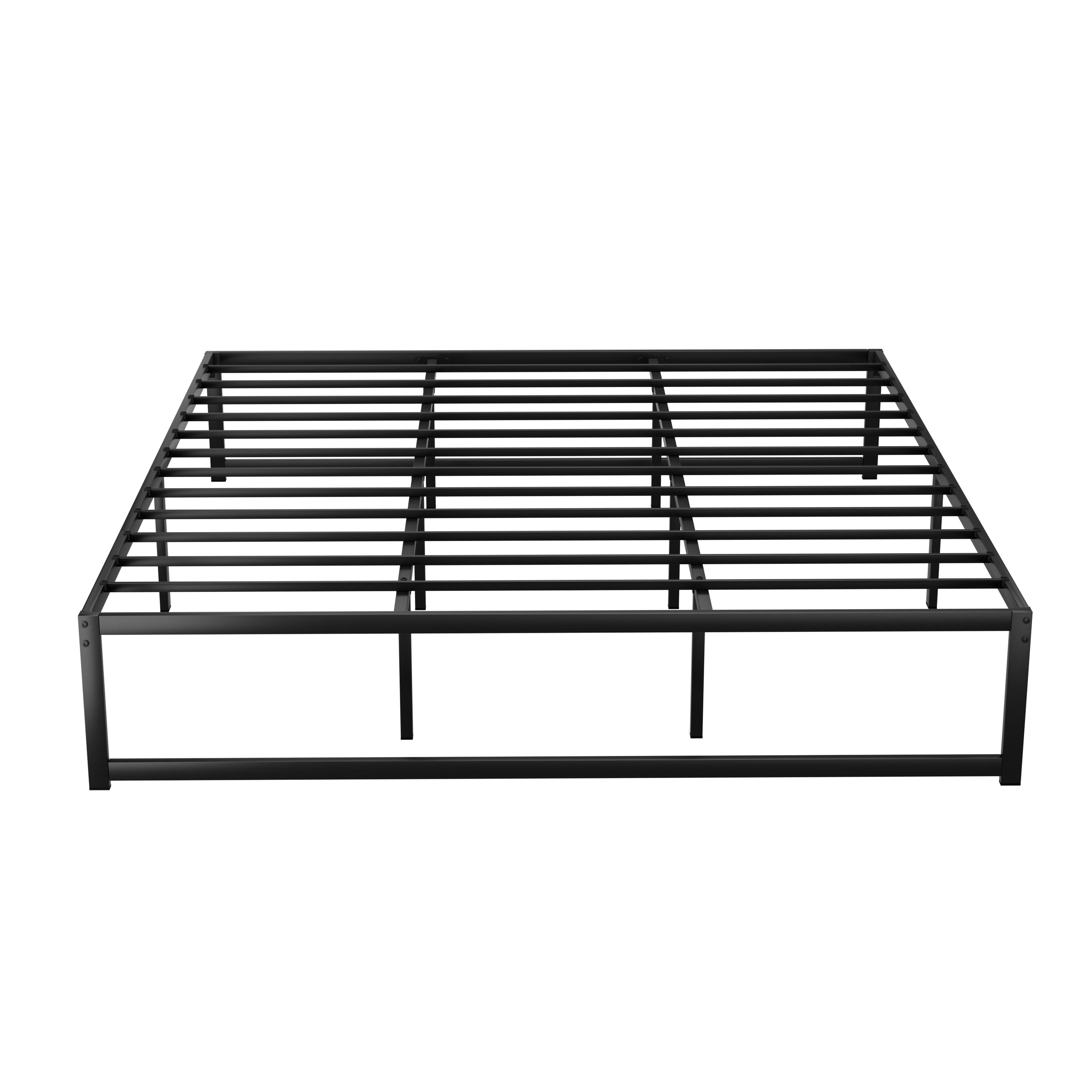 Tino King Metal Bed Frame Black