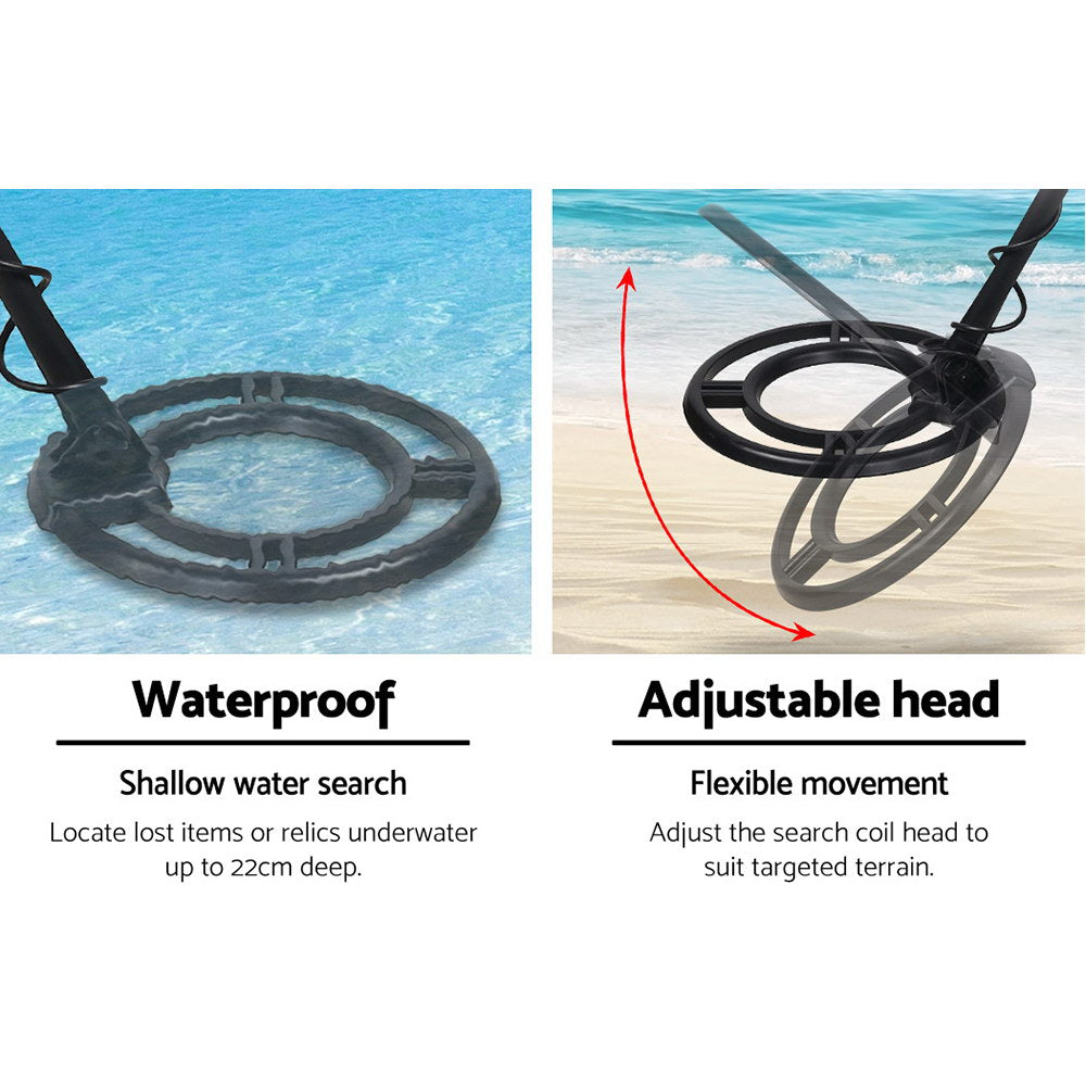 Treasure Hunter 220mm Metal Detector Waterproof Pinpointer Black