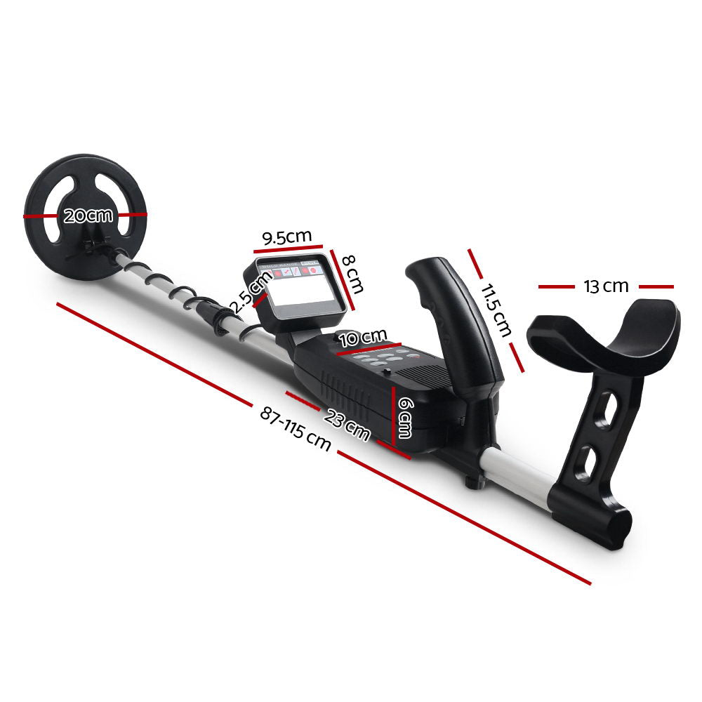 Treasure Hunter 180MM Metal Detector Waterproof LCD Black