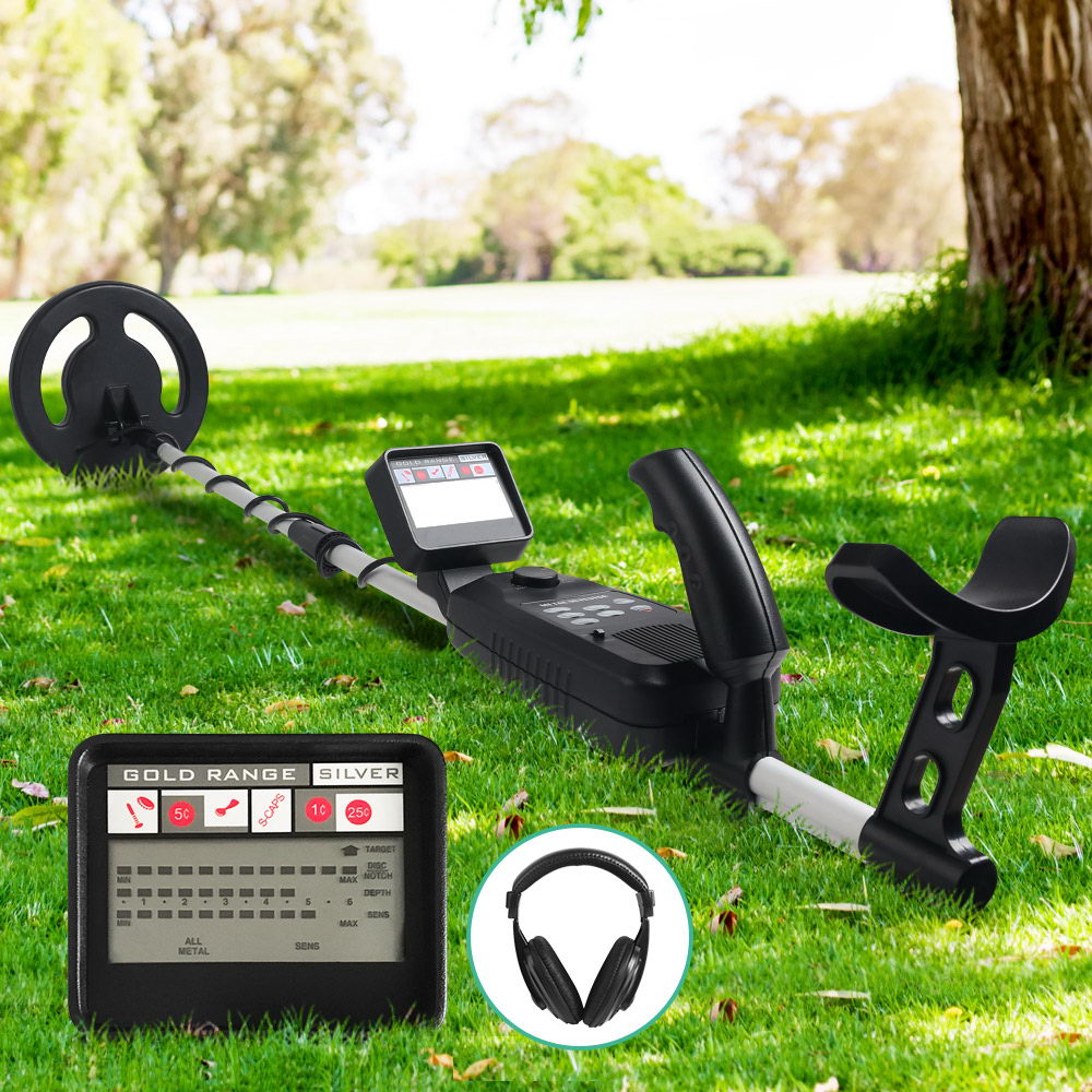 Water Resistant Metal Detector with LCD Display and 180mm Sensitivity
