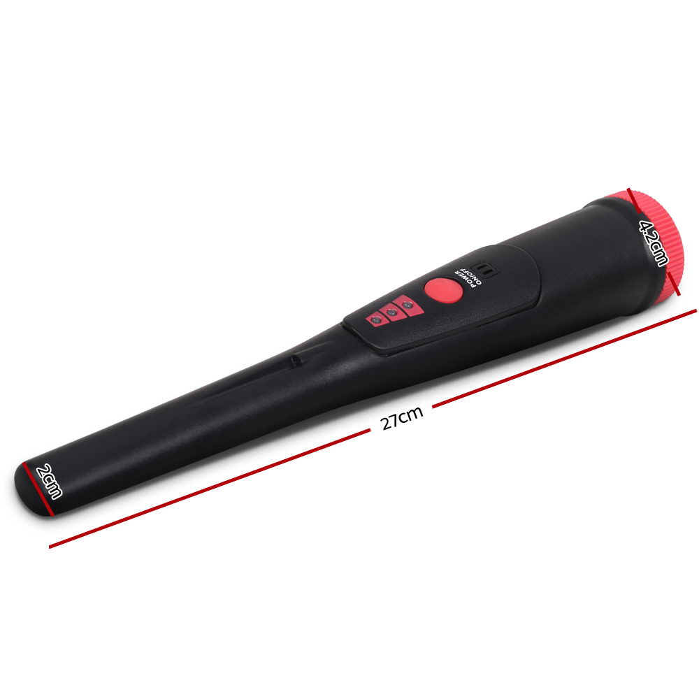 Hunter 40mm Handheld Metal Detector Pinpointer Waterproof Black