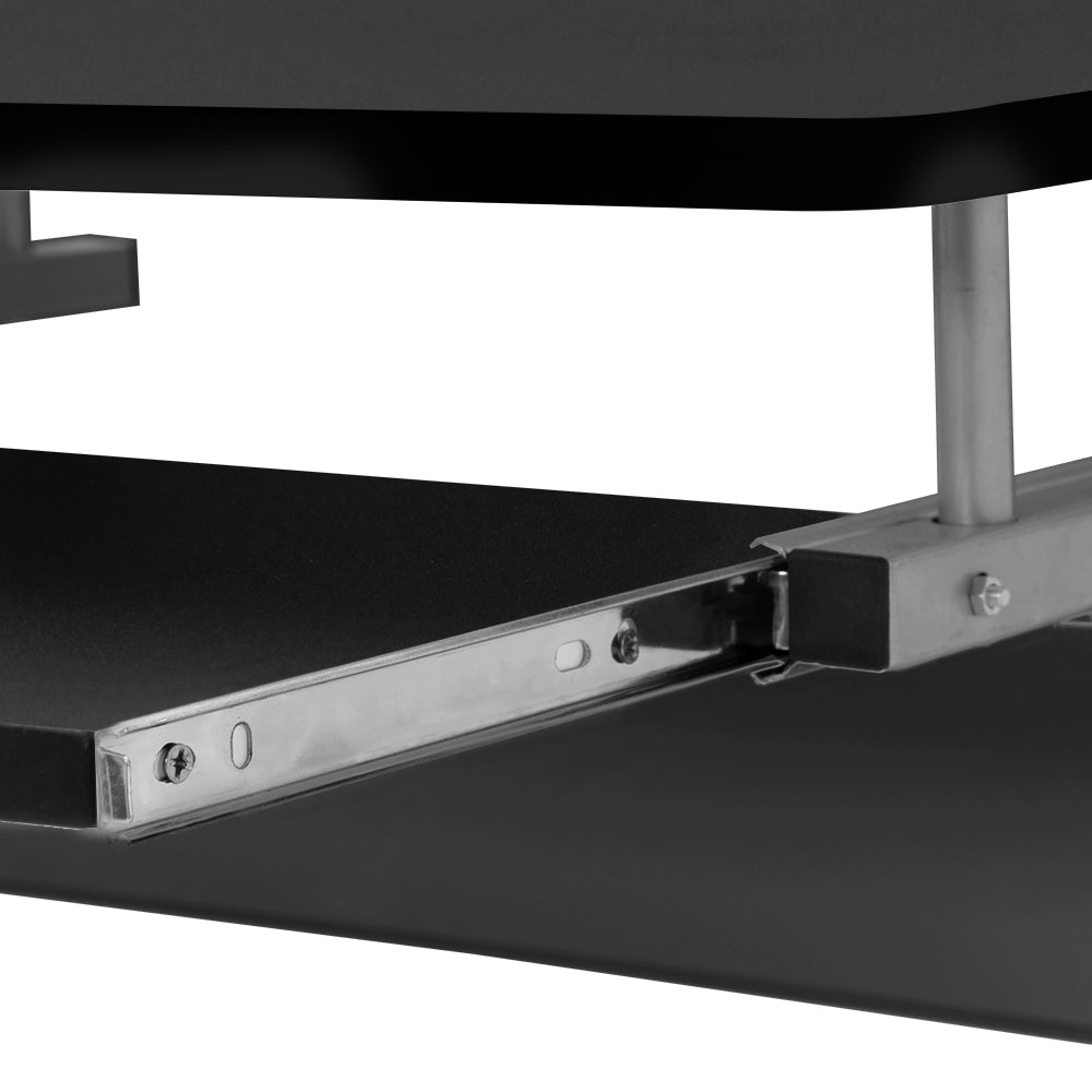 Artiss 60CM Computer Desk Keyboard Tray Shelf Black