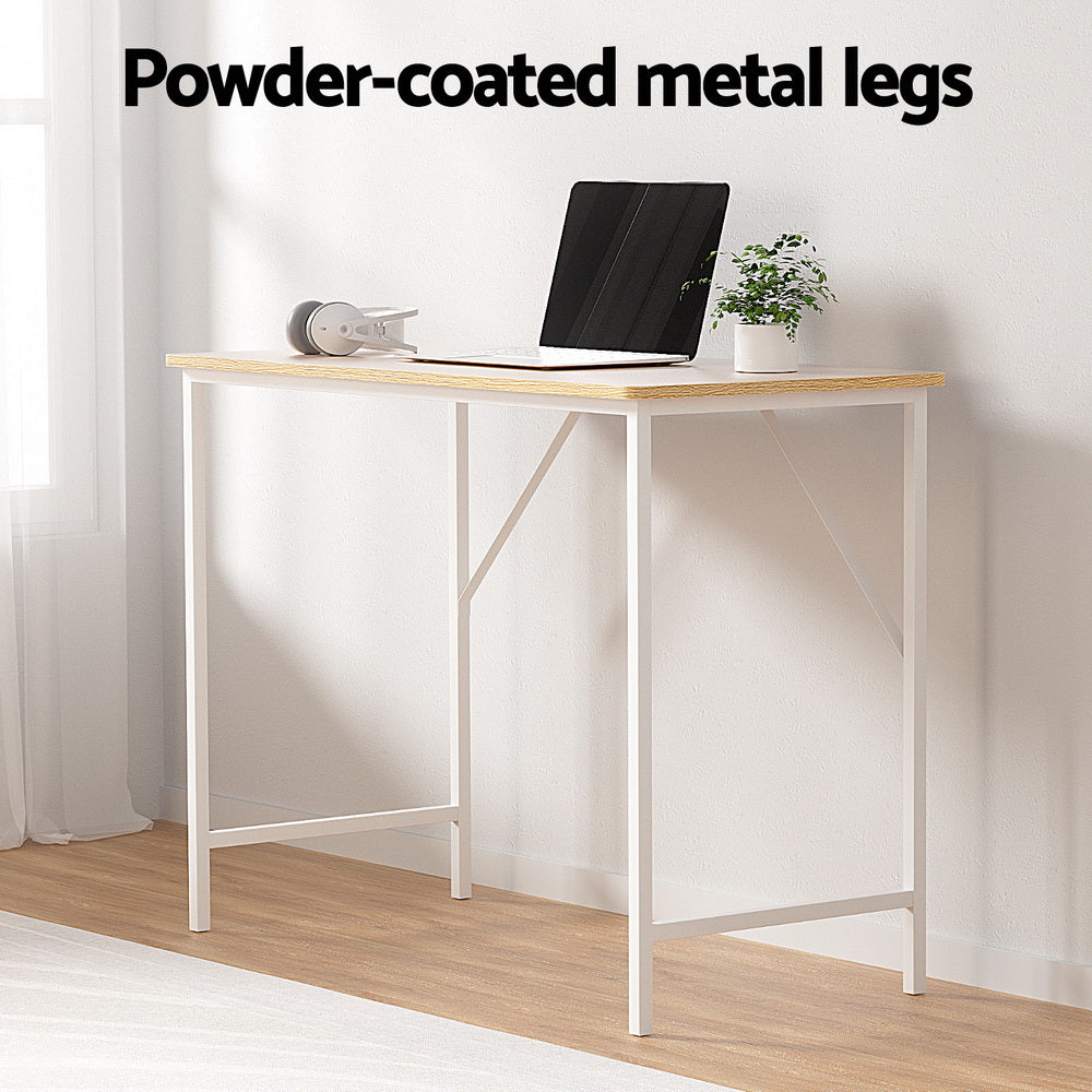 Sund 100cm Computer Desk Oak White