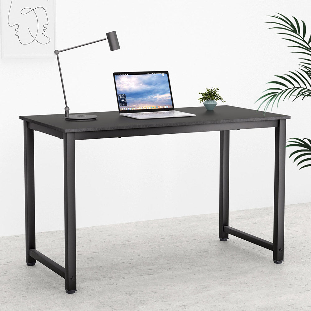 Wide 120CM Black Computer Desk with Metal Frame - Artiss