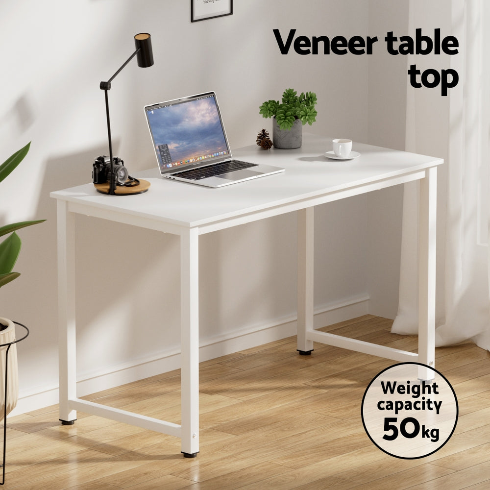 Artiss 120cm Computer Desk & Executive Office Chair Set White