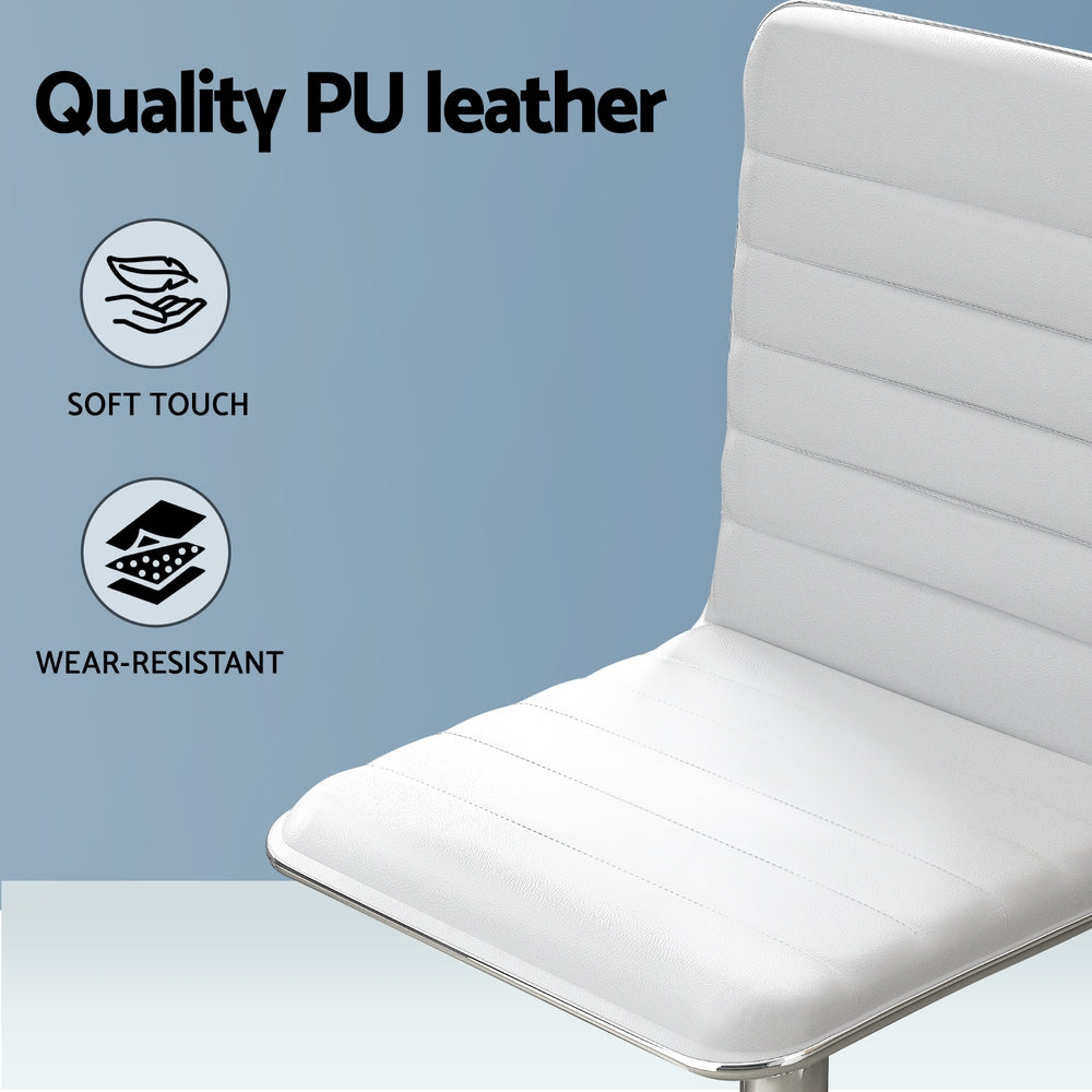 Artiss 120cm Computer Desk & Executive Office Chair Set White