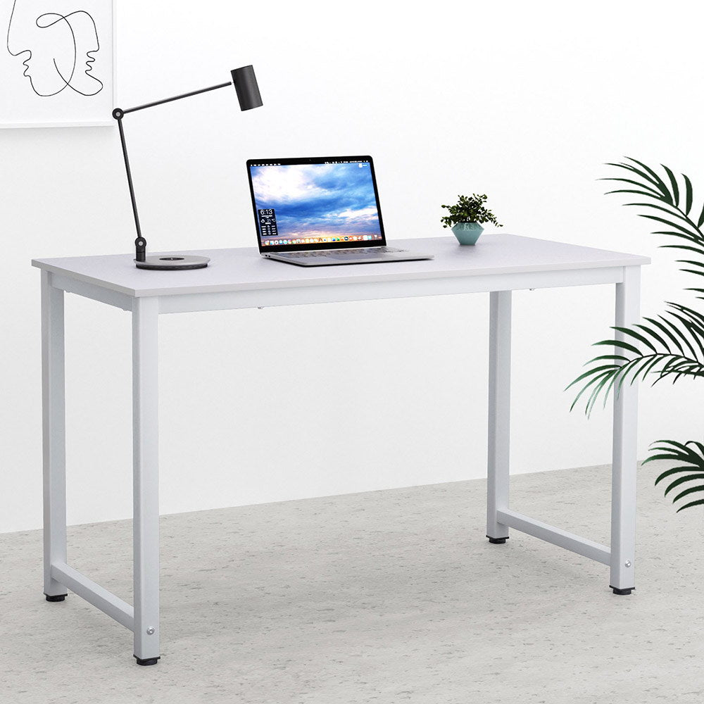 Wide Desktop Computer Desk, Metal Frame, 120CM – Artiss