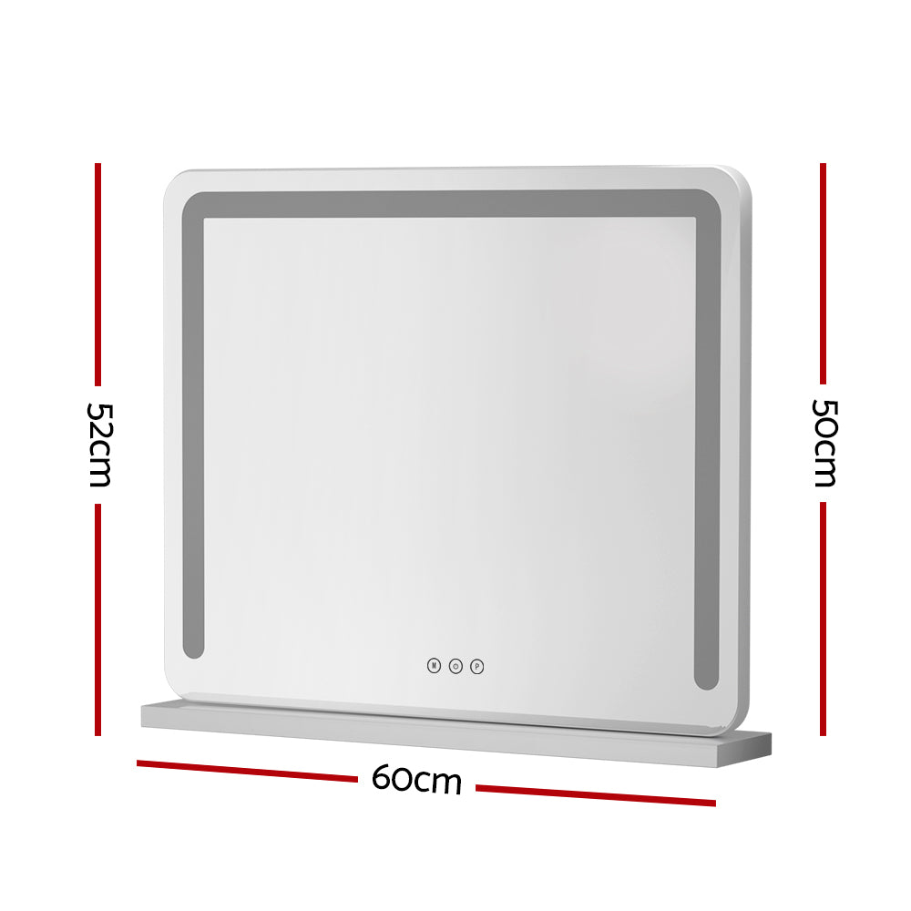 Embellir 60x50cm Hollywood Vanity Makeup Mirror LED Light White