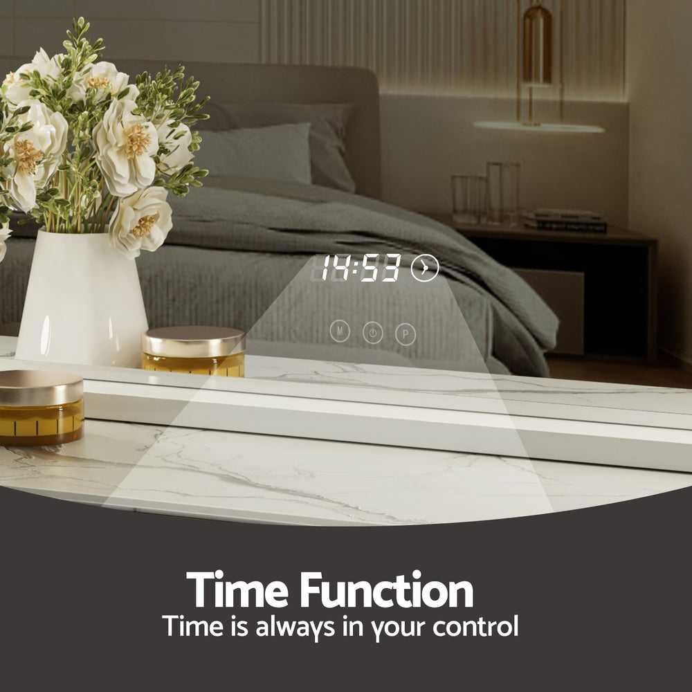 Embellir 58x45cm Hollywood Vanity Makeup Mirror LED Light Tabletop White