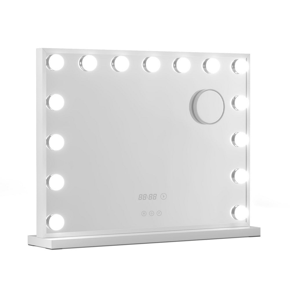 Embellir Hollywood Vanity Makeup Mirror with LED Light 58x45cm White