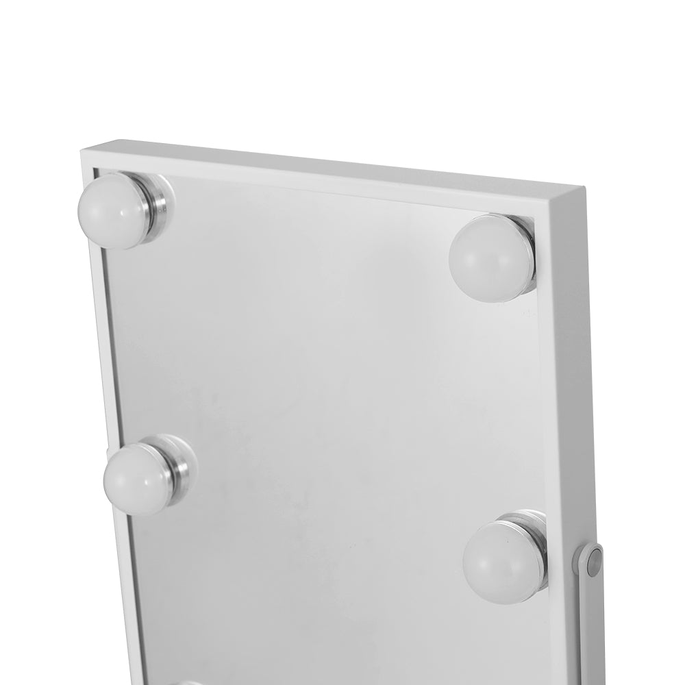 Hollywood 25x30cm Bluetooth LED Makeup Mirror 360° Swivel