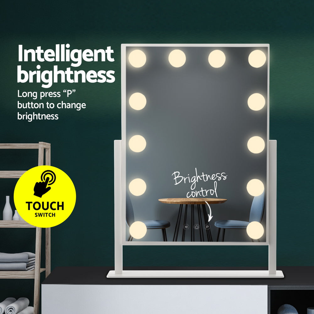 Embellir Hollywood Vanity Makeup Mirror 30x41cm LED Light White