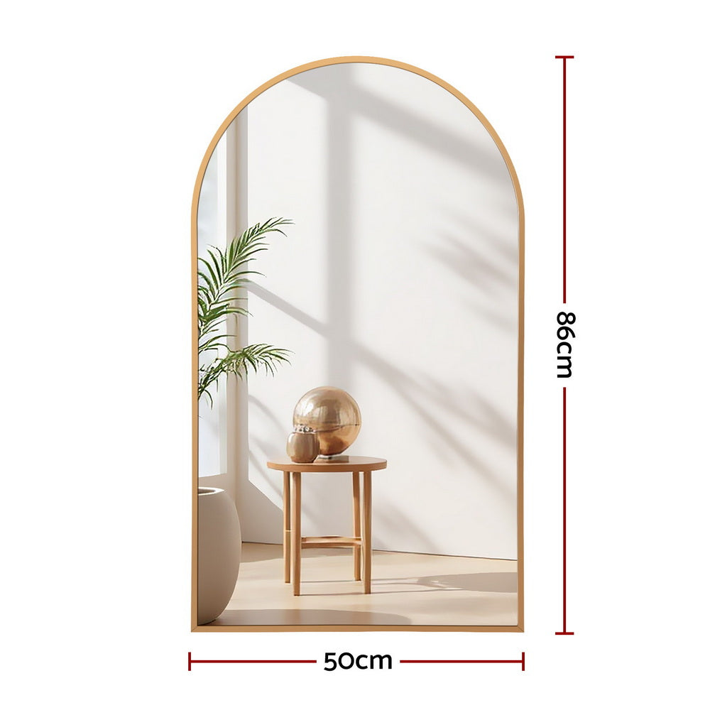 Embellir Arched Wall Mirror 86x50cm Bathroom Vanity Decor