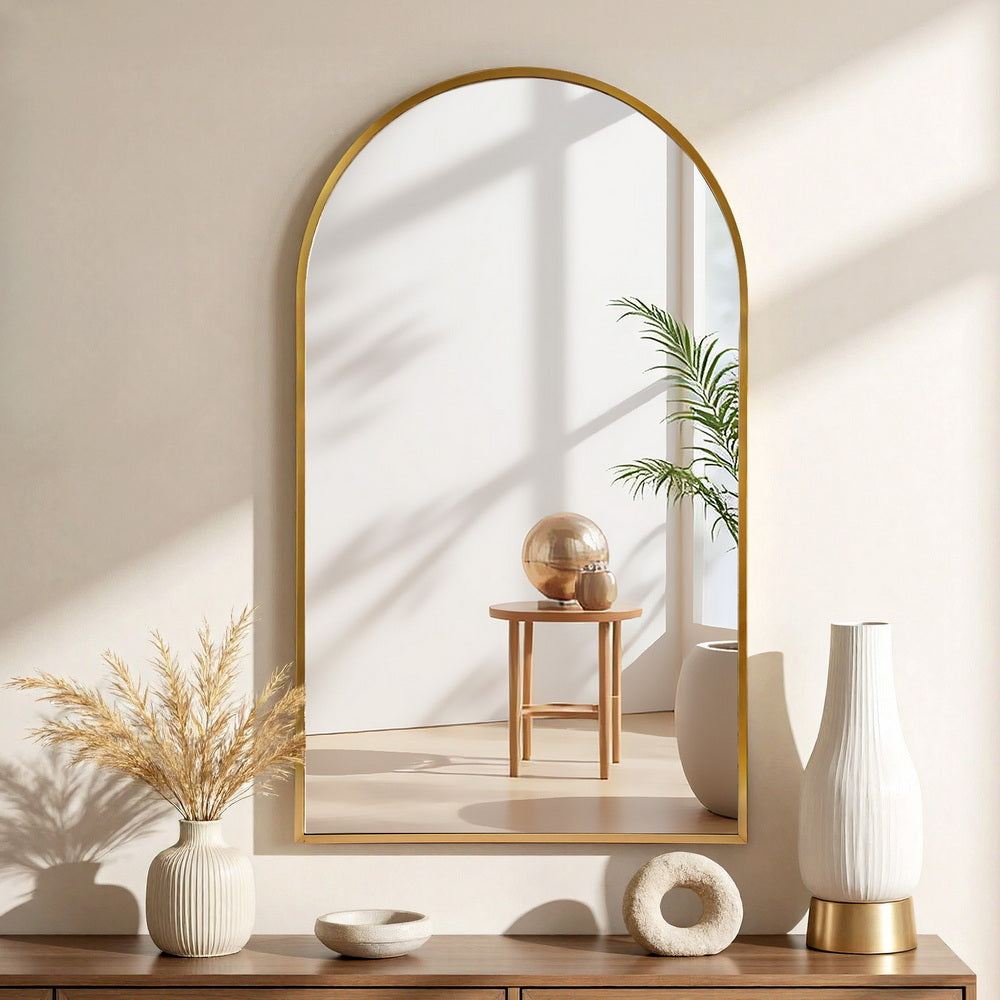 Embellir Arched Wall Mirror 86x50cm Bathroom Vanity Decor