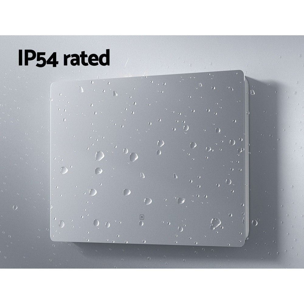 Embellir 70x50cm Oval LED Wall Mirror Anti-Fog Touch Control