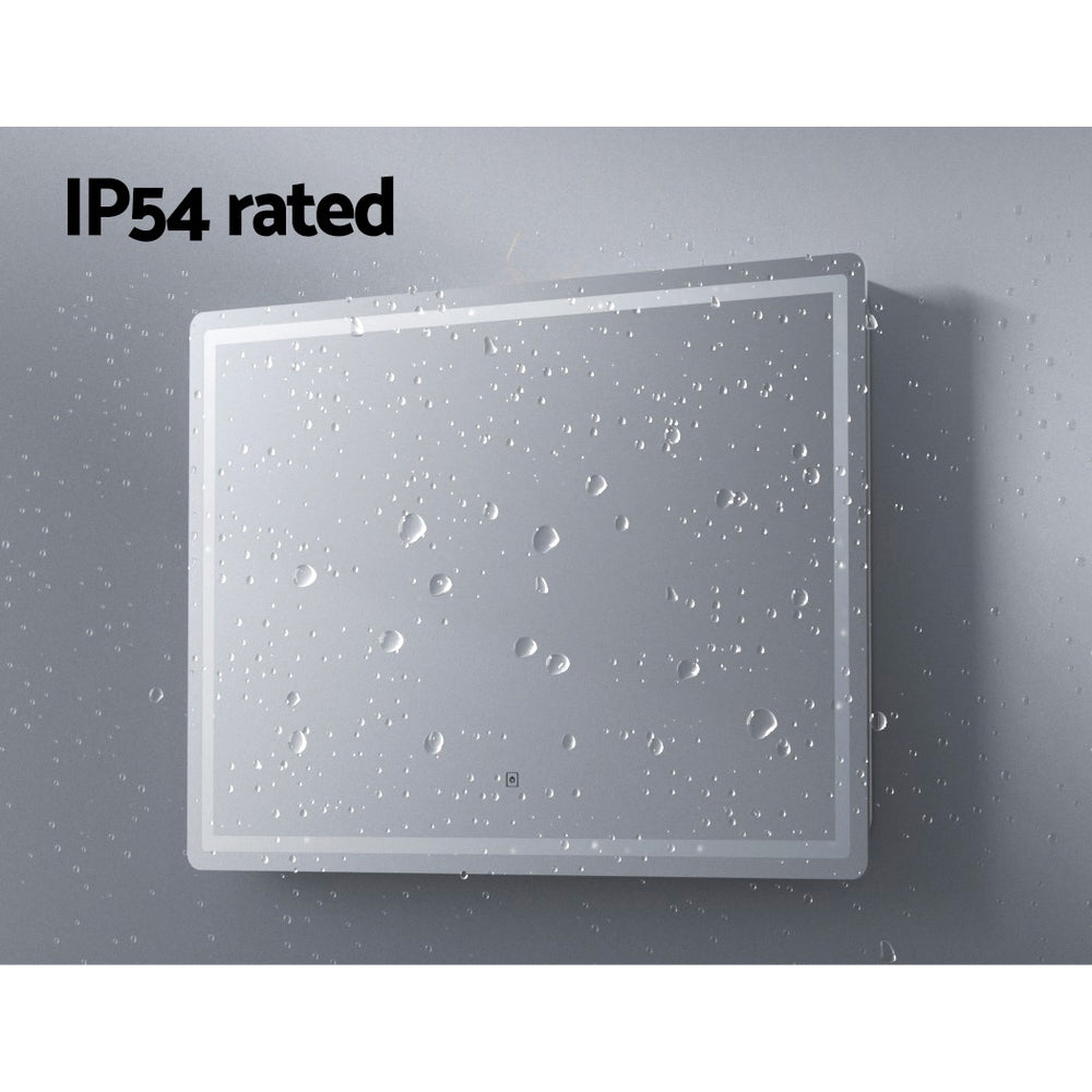 Embellir 100x70cm Oval LED Wall Mirror Anti-Fog Touch Control