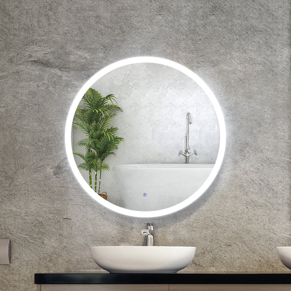 Anti-fog LED Wall Mirror 70cm Touch Control Vanity Embellir