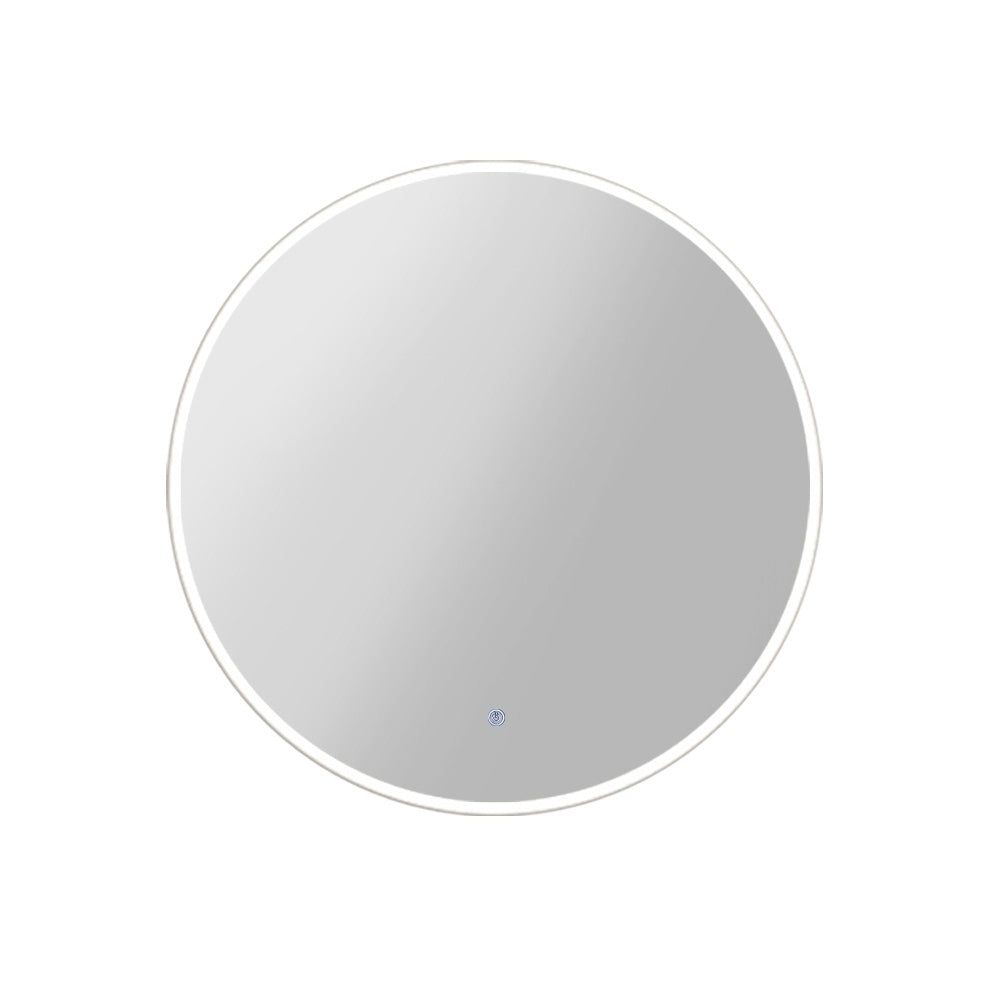 90cm Anti-Fog LED Wall Mirror, Touch Control - Embellir