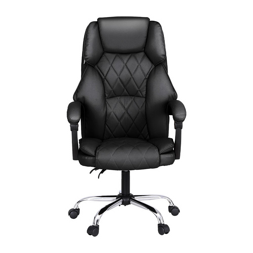 Artiss High Back Massage Office Chair Black