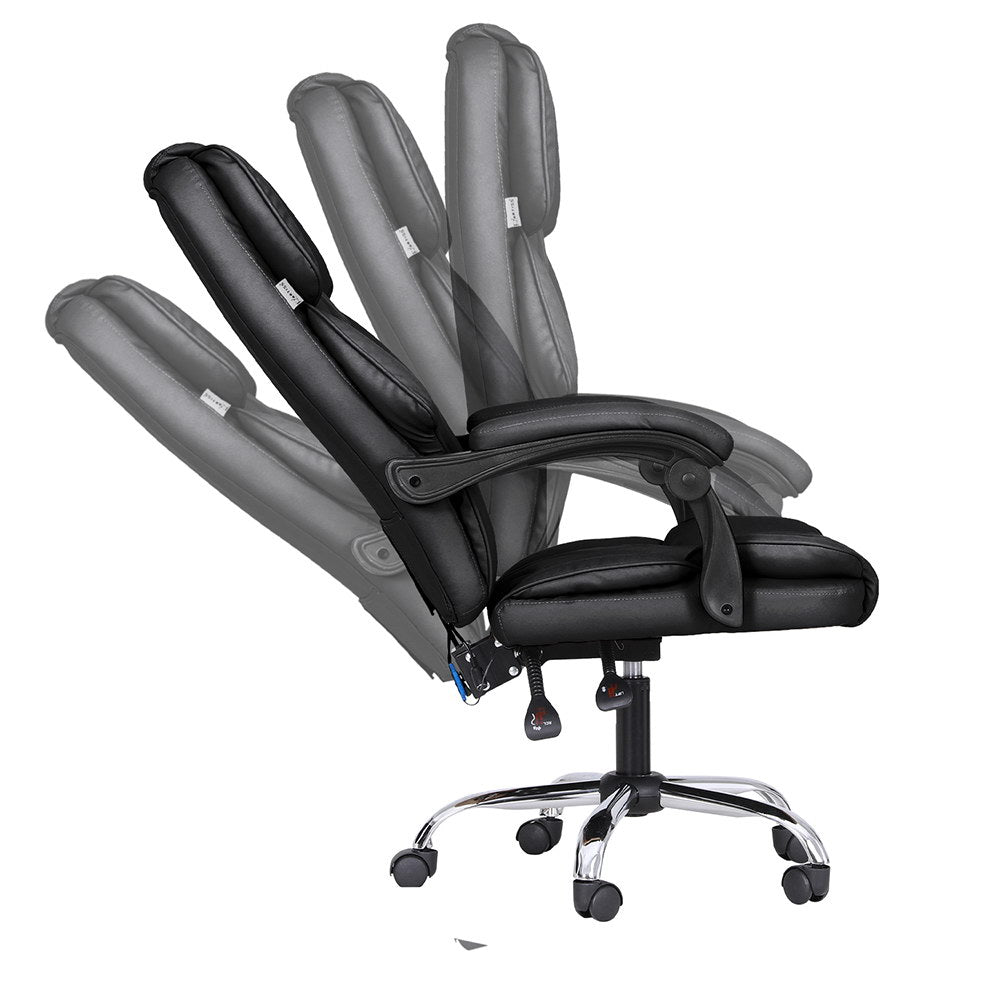 Artiss High Back Massage Office Chair Black