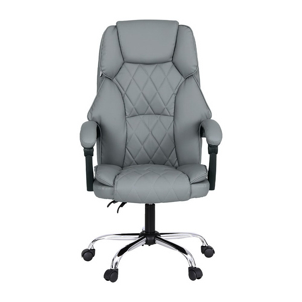 Artiss High Back Massage Office Chair Grey