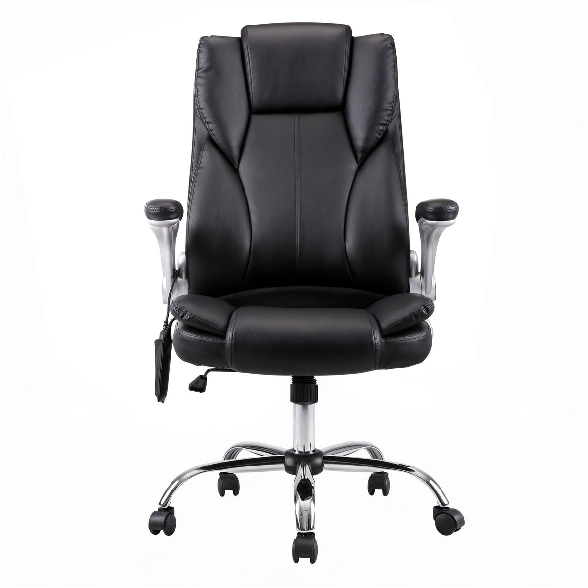 Kuro 8-Point Massage Office Chair PU Leather Black