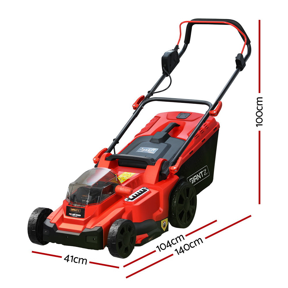 Giantz 37cm Cordless Electric Lawnmower 40V