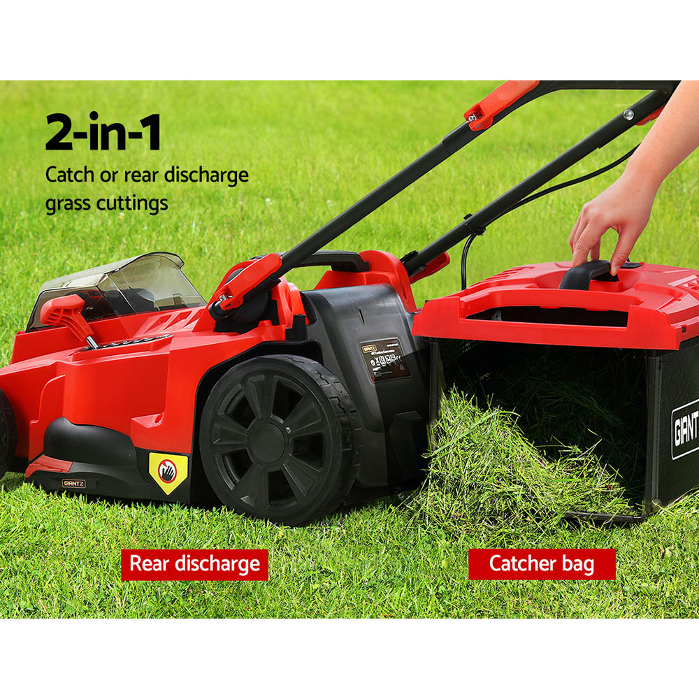 Giantz 37cm Cordless Electric Lawnmower 40V