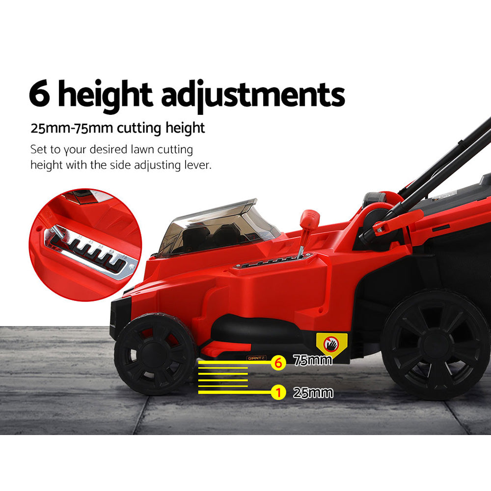 Giantz 37cm Cordless Electric Lawnmower 40V