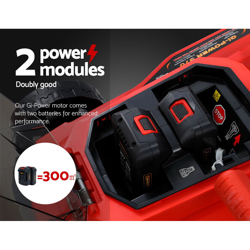 Giantz 80V Cordless Lawn Mower Battery Pack 40V x2