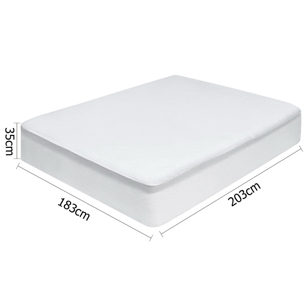 Giselle King Mattress Protector Bamboo Waterproof