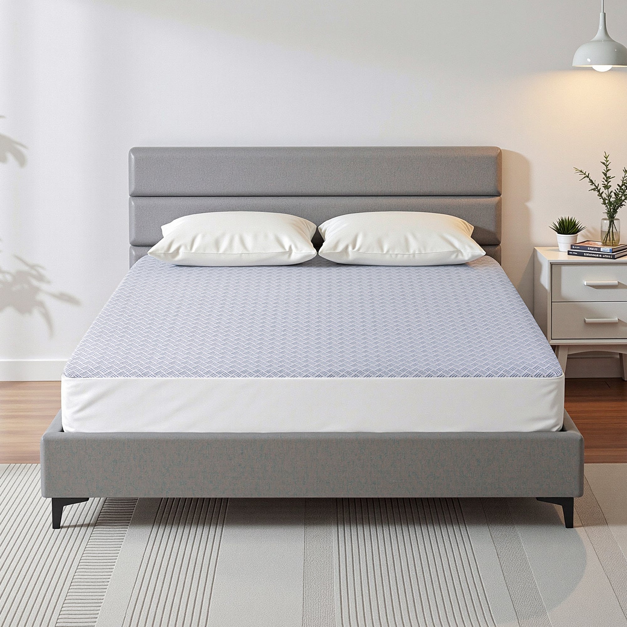 Giselle Cooling Mattress Protector Waterproof Deep Pocket Fitted Cover King