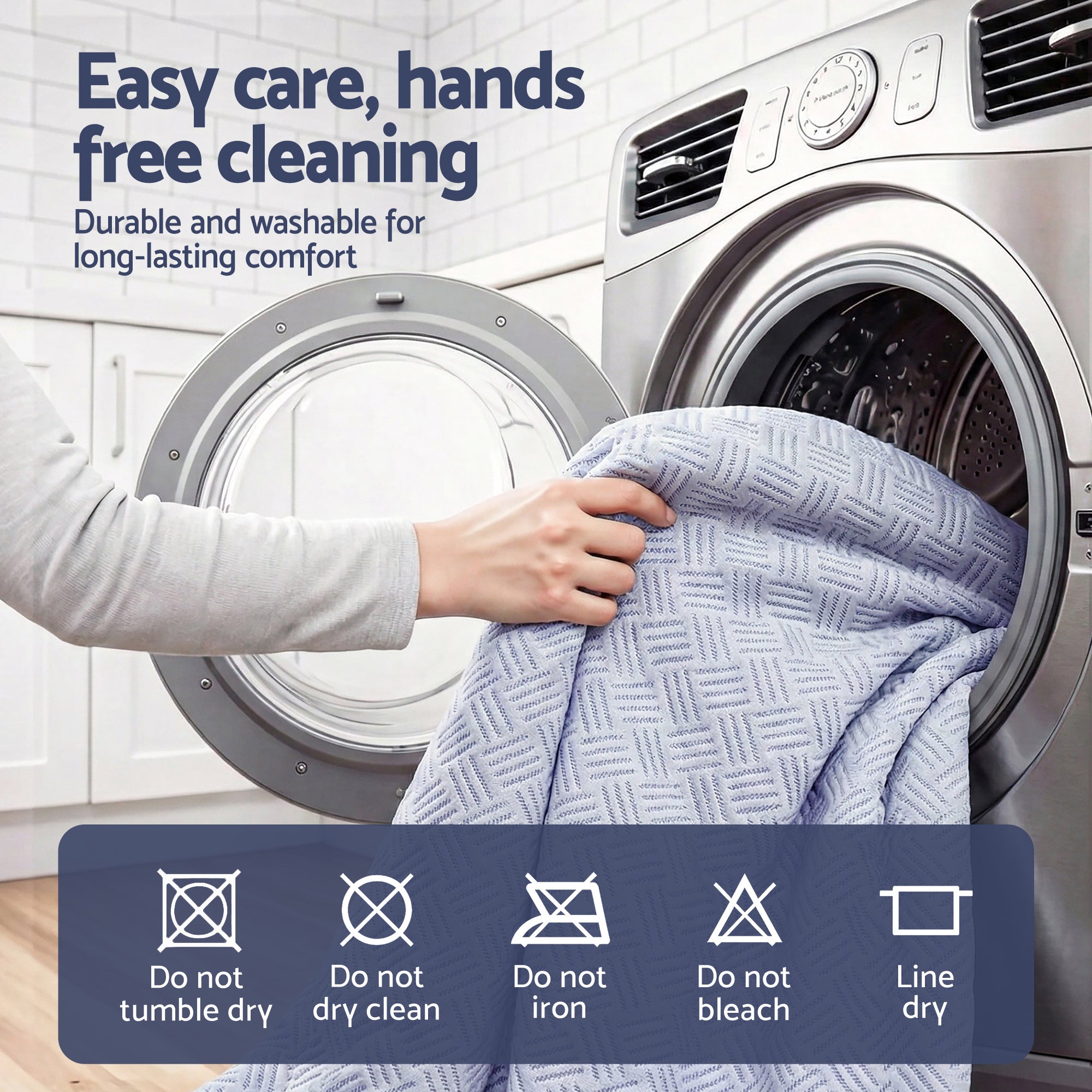 Giselle Cooling Mattress Protector Waterproof Deep Pocket Fitted Cover King Single