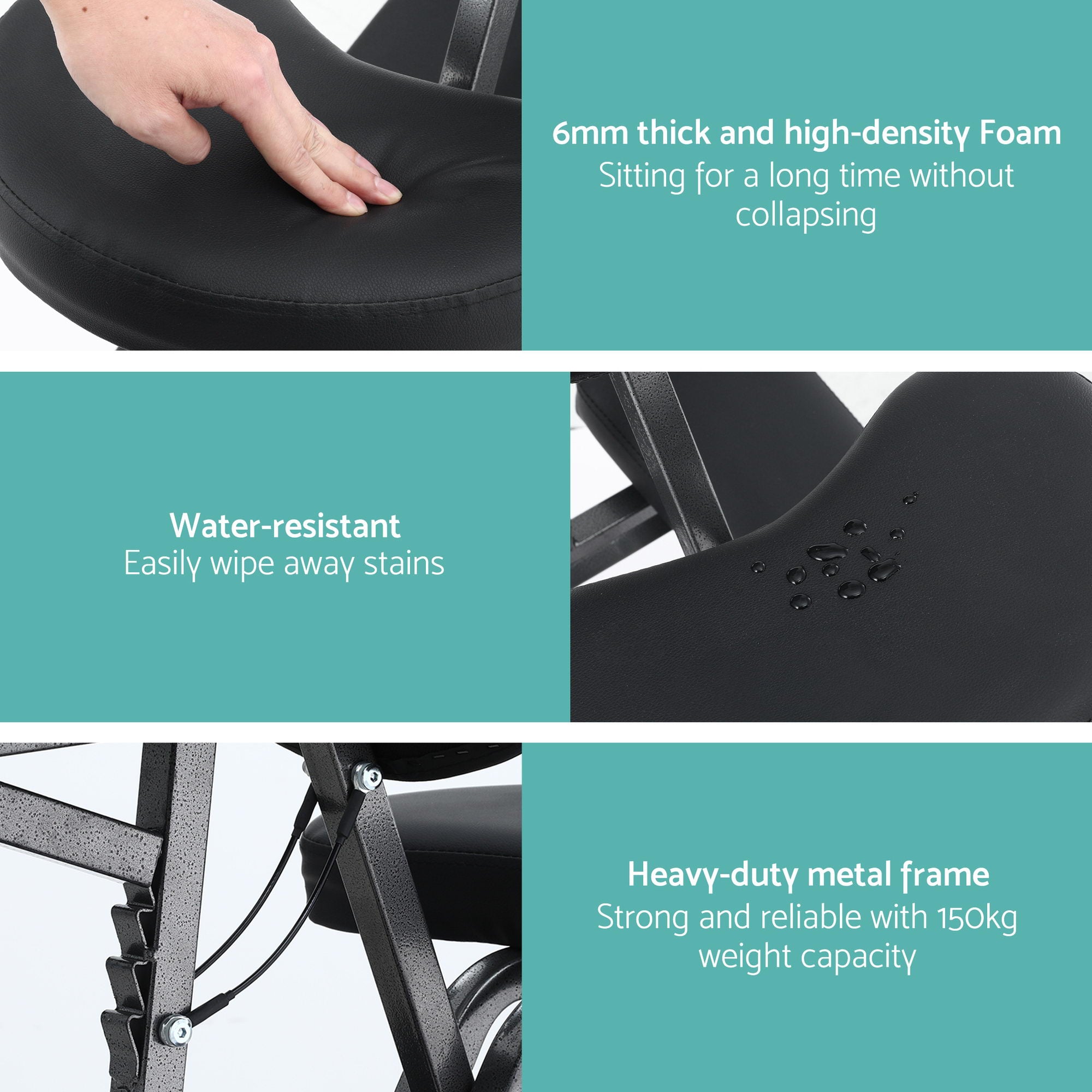 Zenses Portable Massage Chair Lightweight Folding Tattoo Lash Beauty Bed