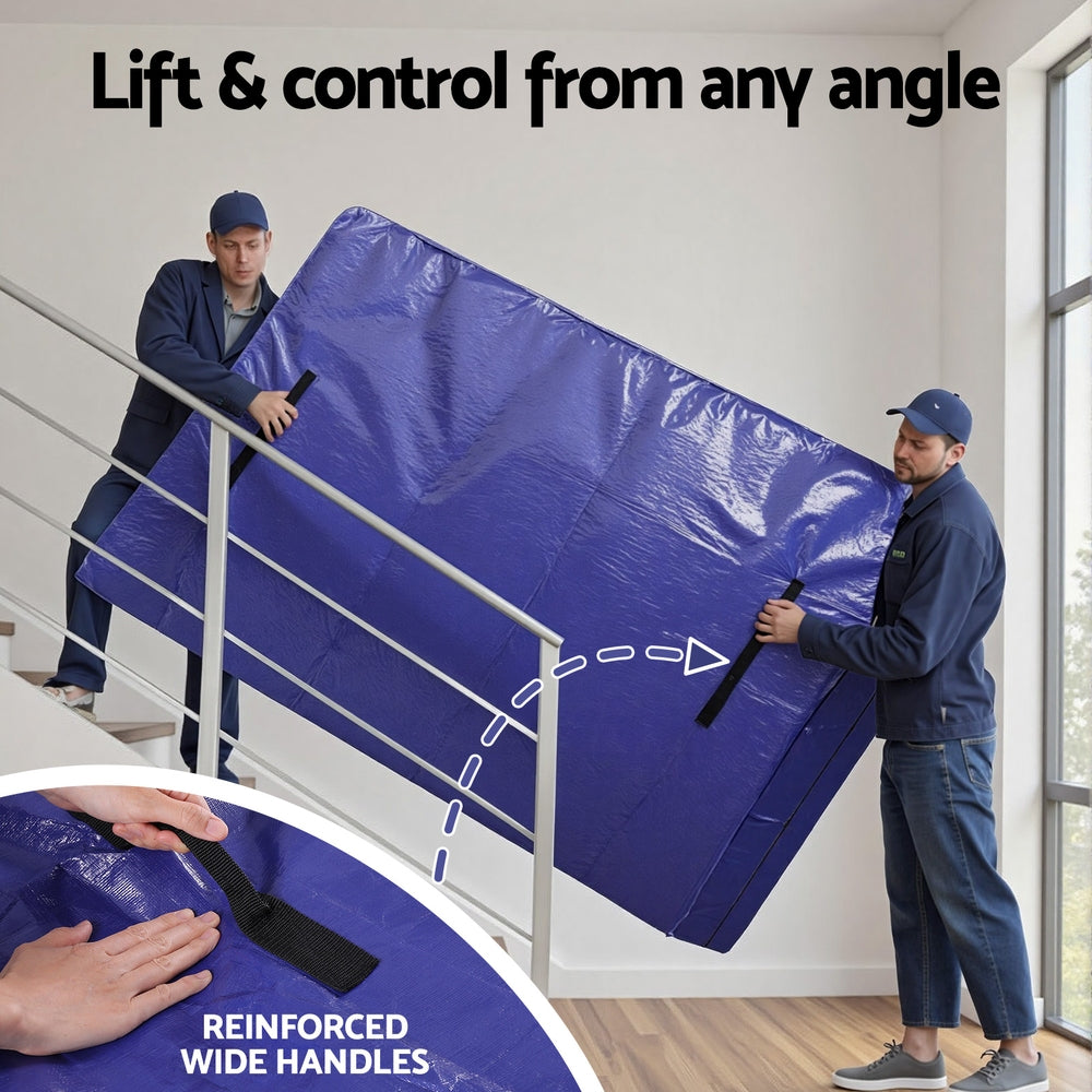 Atirss Mattress Bag Easy Moving Waterproof Storage Dust Cover Protector Double