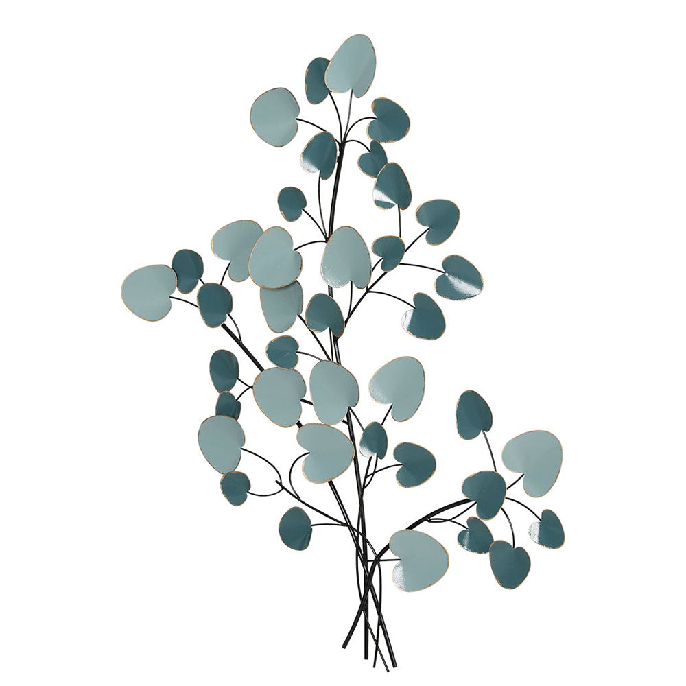 Tree of Life Metal Wall Art Sculpture Blue
