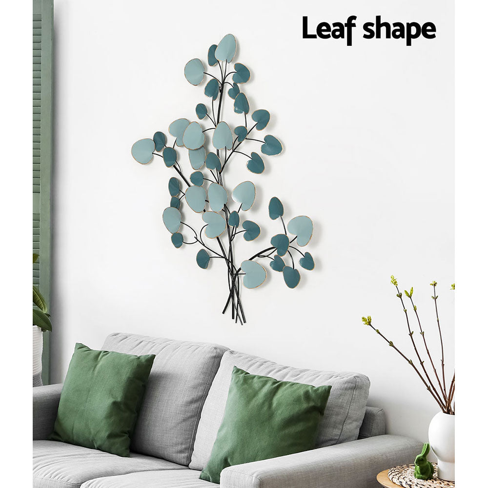Tree of Life Metal Wall Art Sculpture Blue